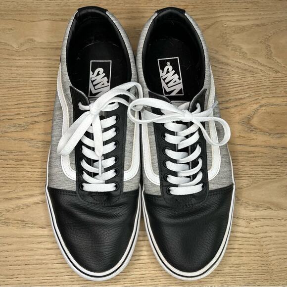 Vans Off The Wall Ward Lo Deluxe ‘T&L Drizzle’ Leather Lace Up Sneakers Men’s 10 - Picture 3 of 7